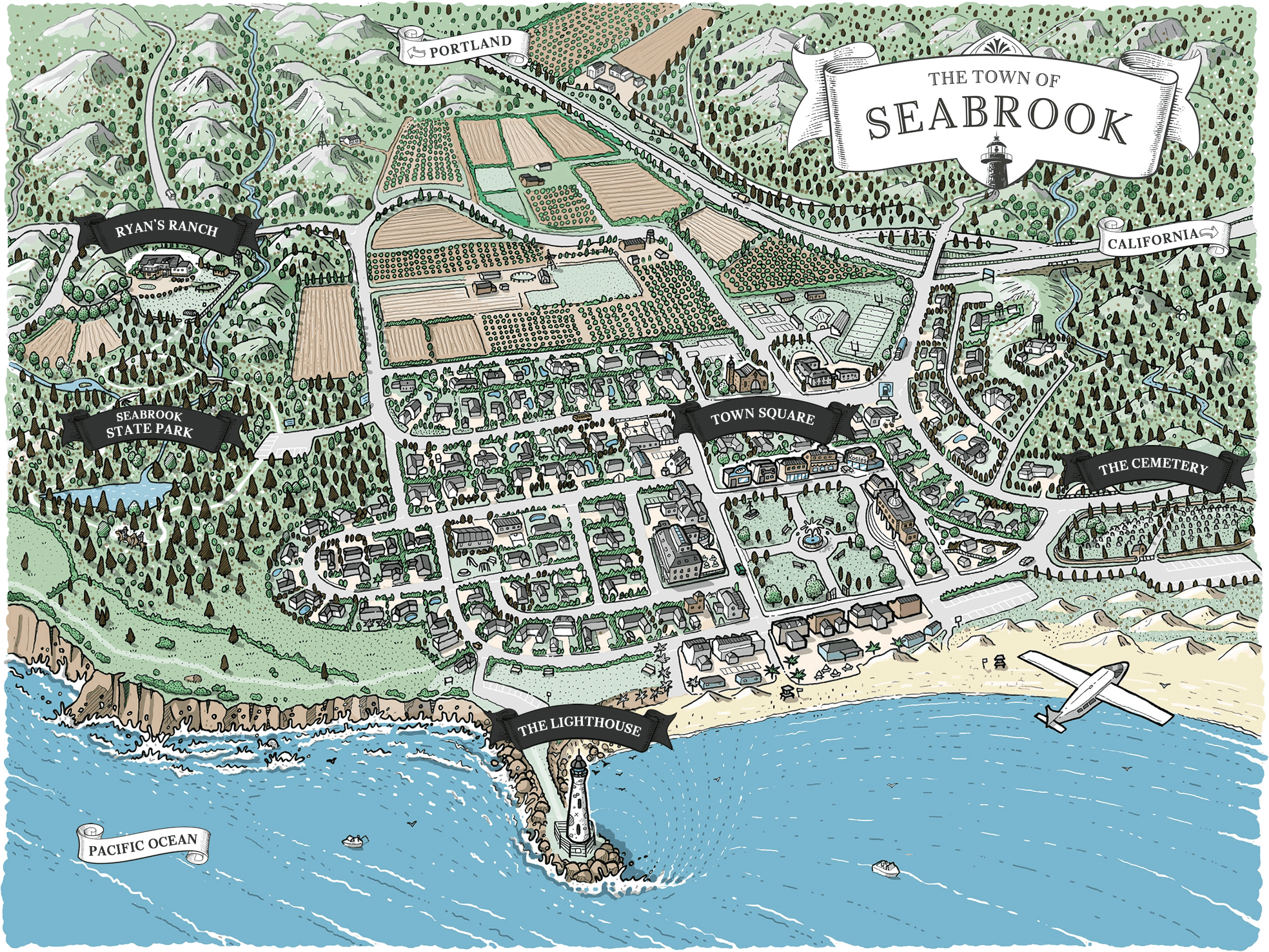 Map of Seabrook